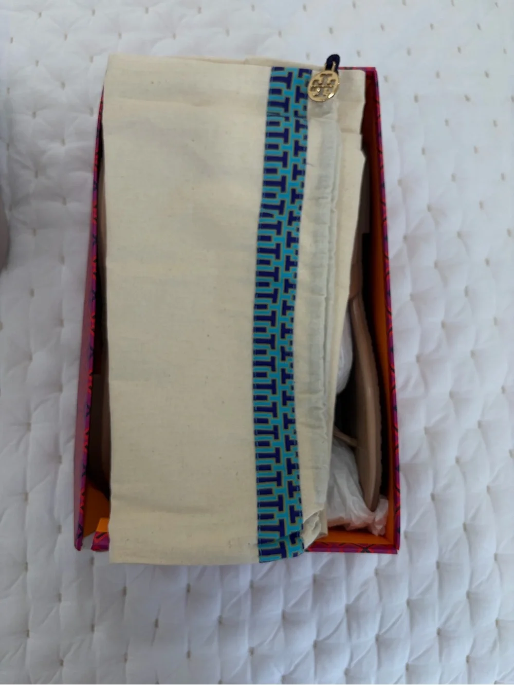 Tory Burch Miller sandal light makeup size 8 NIB